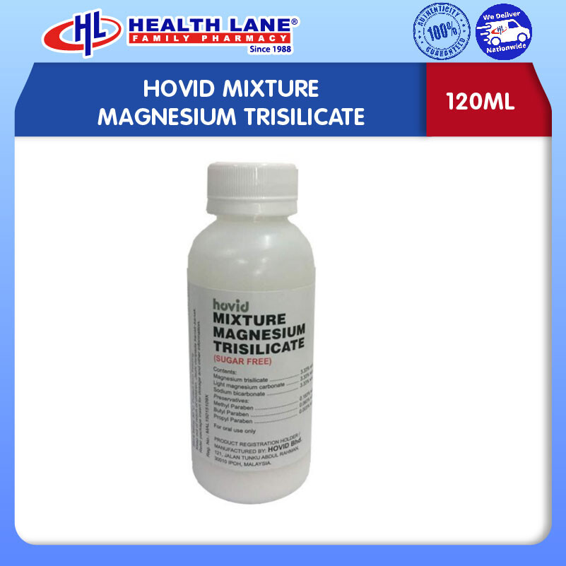 HOVID MIXTURE MAGNESIUM TRISILICATE 120ML